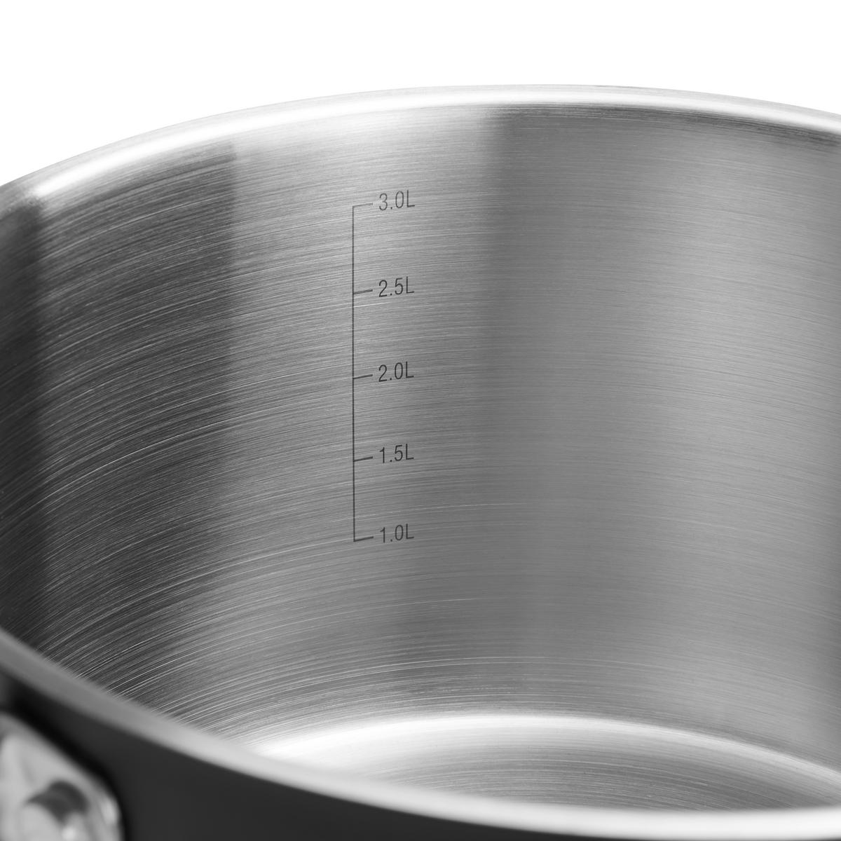 ZESTAW GARNKÓW DAVID - przejrzysty/czarny, Basics, metal/szkło - Homeware Profession.