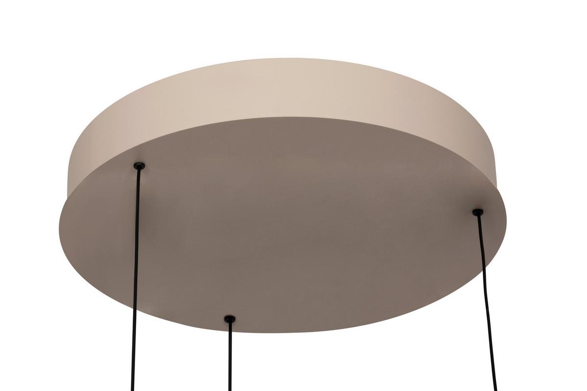 LAMPA WISZĄCA LED BELLEVUE *DK* - kolor piaskowy, Design, metal (46.5/180cm) - Dieter Knoll