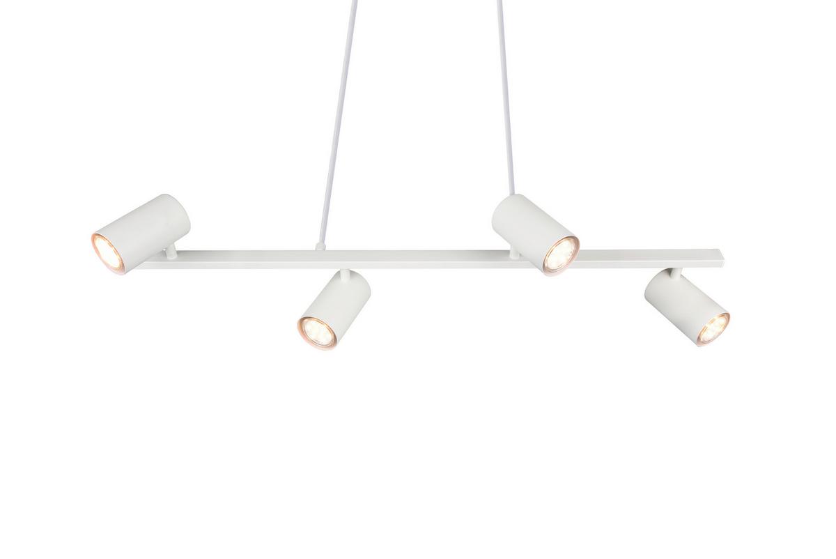 Pendelleuchte Marley Weiß max. 35 Watt - Weiß, MODERN, Metall (80/150/18cm) - Trio Leuchten
