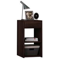 Nachtkästchen in Walnussfarbe Sledo Maxi - Walnussfarben, KONVENTIONELL, Holzwerkstoff (35/65/35cm) - MID.YOU