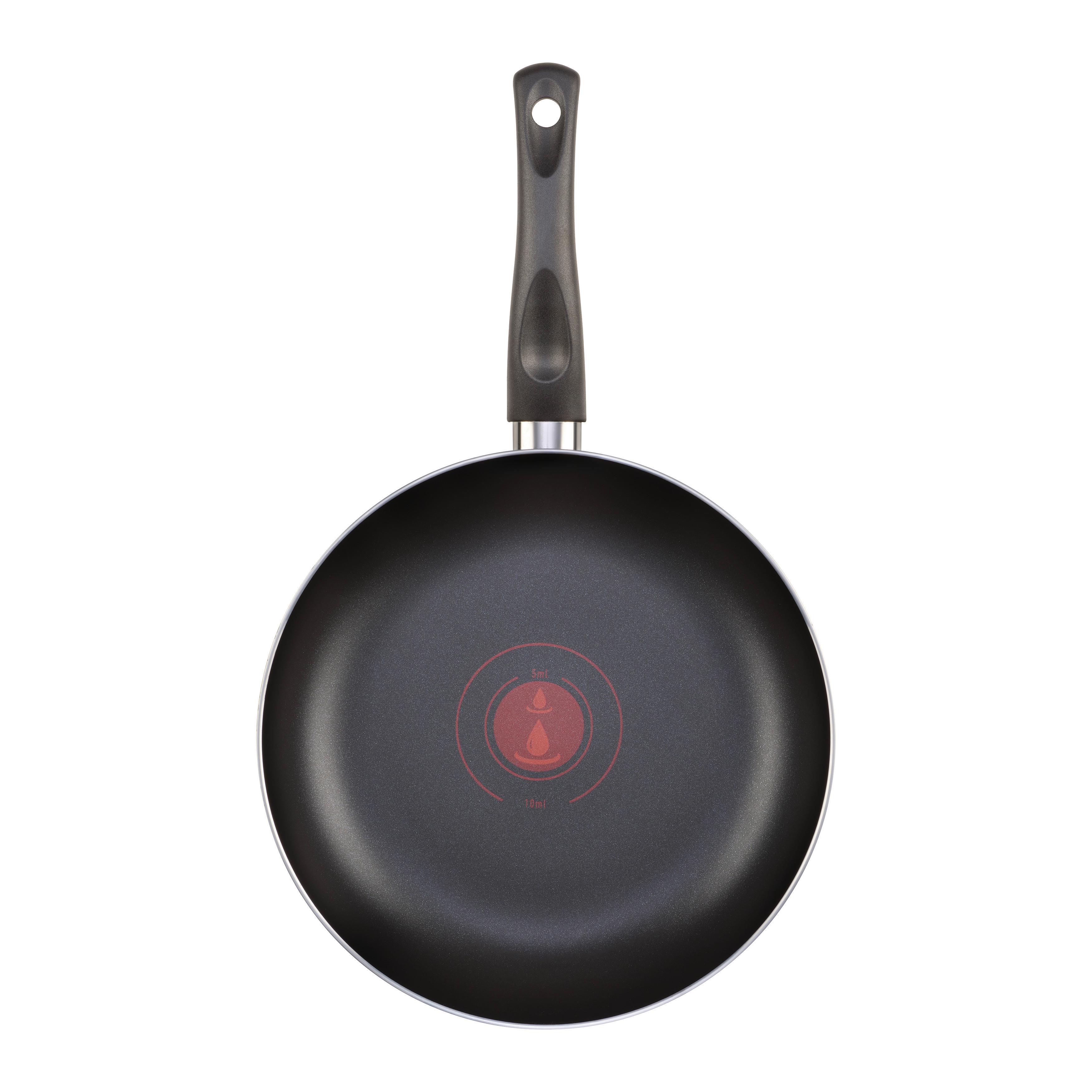 Bratpfanne Ronny Grau/Schwarz Ø ca. 28cm - Schwarz/Grau, KONVENTIONELL, Metall (28/5cm) - Based