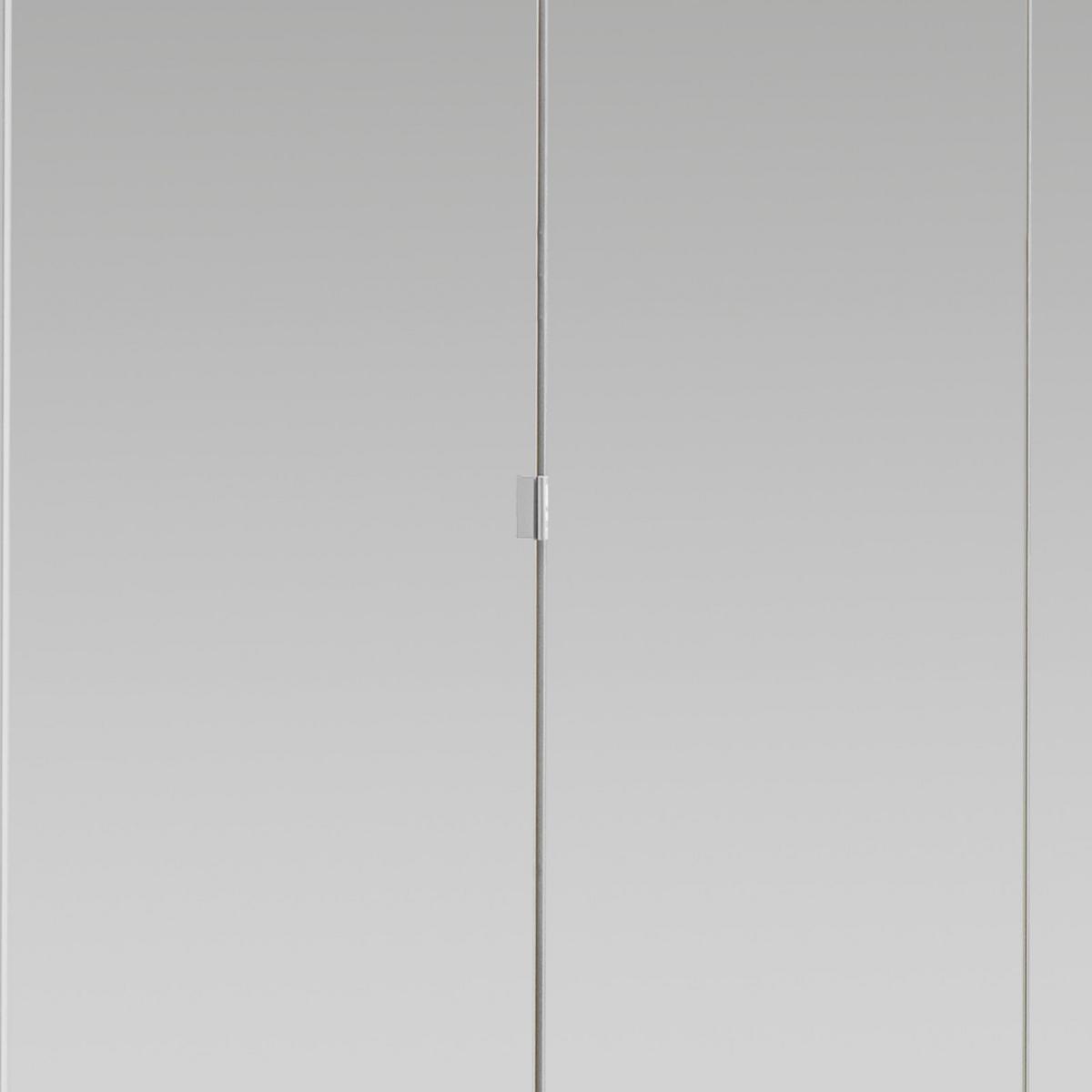 Ormar S Klasičnm Vratima Imago - bijela/boje aluminija, Konvencionalno, staklo/drvni materijal (180/199/58cm) - Modern Living