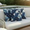 UTOMHUSKUDDE LUISA - vit/blå, Modern, textil (45/45/10cm) - Bessagi Garden