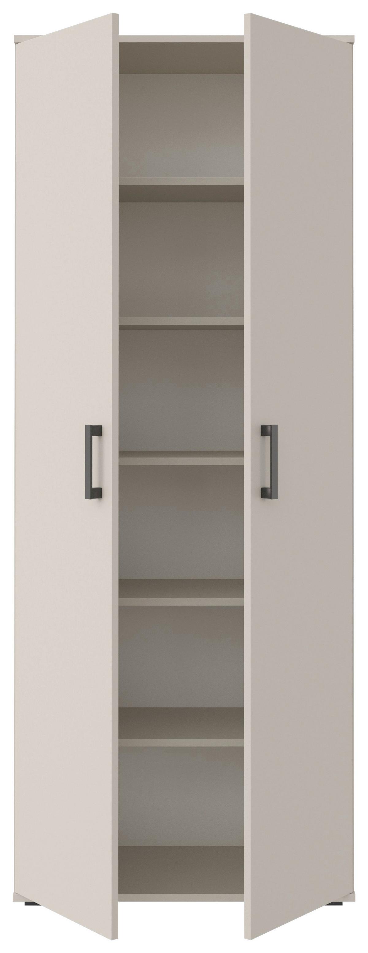 SZAFKA UNIWERSALNA ALEX - czarny/kaszmir, Konventionell, materiał drewnopochodny/tworzywo sztuczne (70/178,9/33,4cm) - Xora