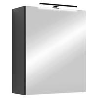 Spiegelschrank Spree Anthrazit - Anthrazit, MODERN, Glas/Holzwerkstoff (50/60/20cm) - MID.YOU