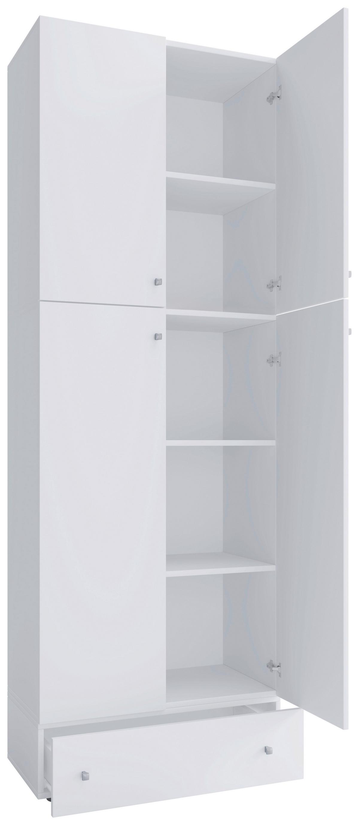 Aktenschrank Lona XXL Weiß - Weiß, MODERN, Holzwerkstoff (70/200/39cm) - MID.YOU