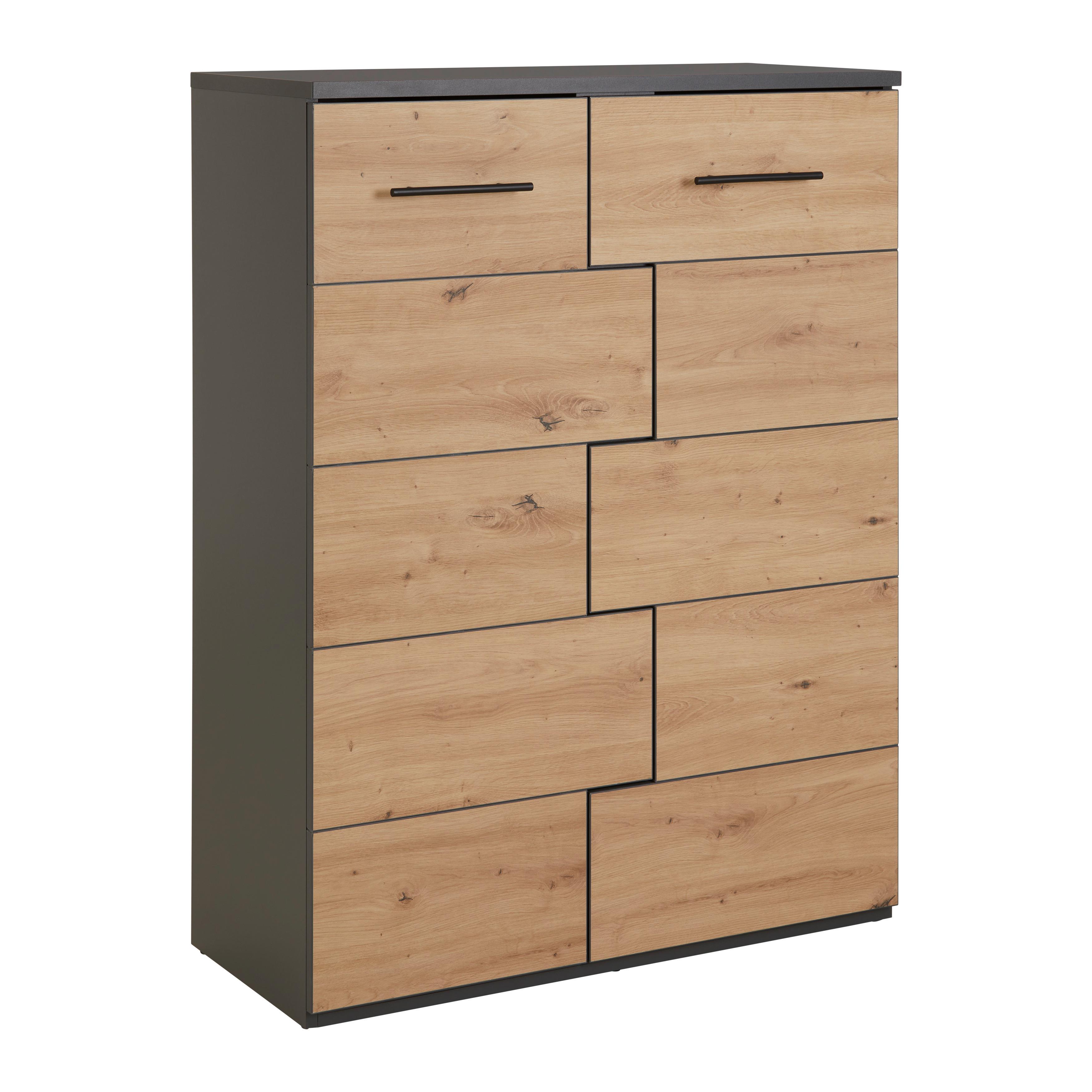 Comodă LUCY - Modern, material pe bază de lemn (90/121/39cm) - Modern Living