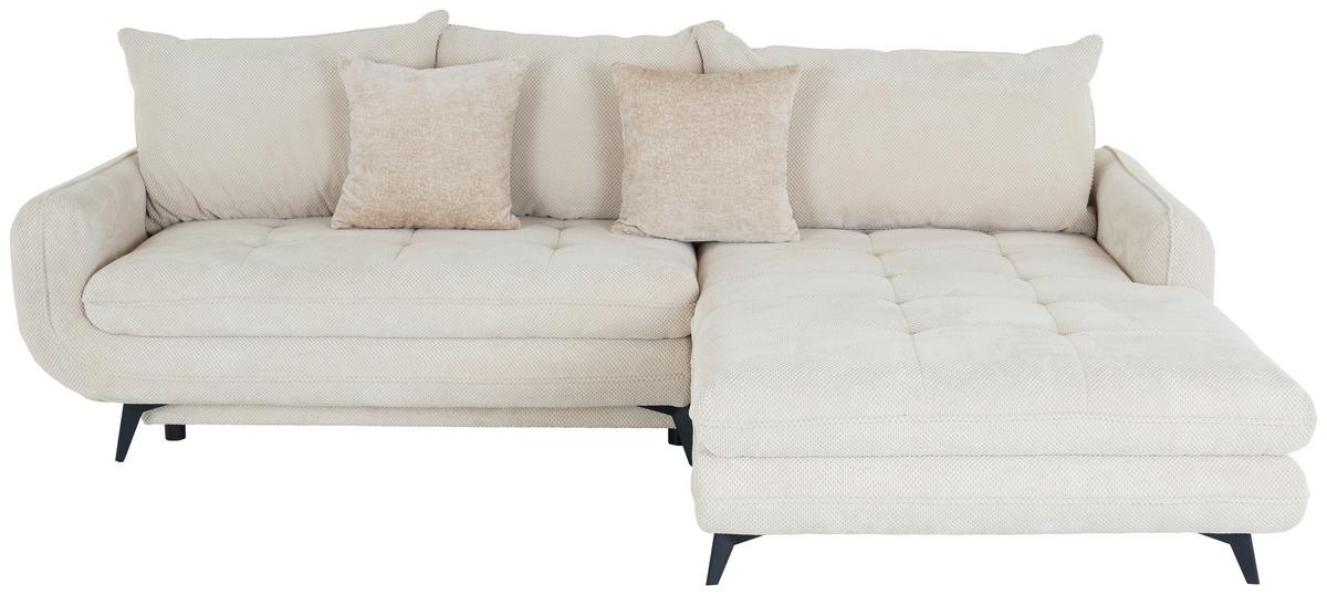 Canapea modulară WAVE - bej, Modern, lemn/metal (266/189cm) - Modern Living