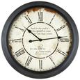 Wanduhr Alexandra Schwarz/Weißi - Schwarz/Weiß, Glas/Holz (66/7cm) - MÖMAX modern living