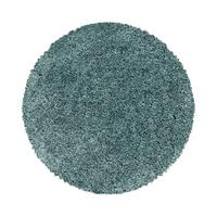 Hochflorteppich Sydney 3000 Hellblau Ø ca. 200cm - Hellblau, Basics, Textil (200cm)