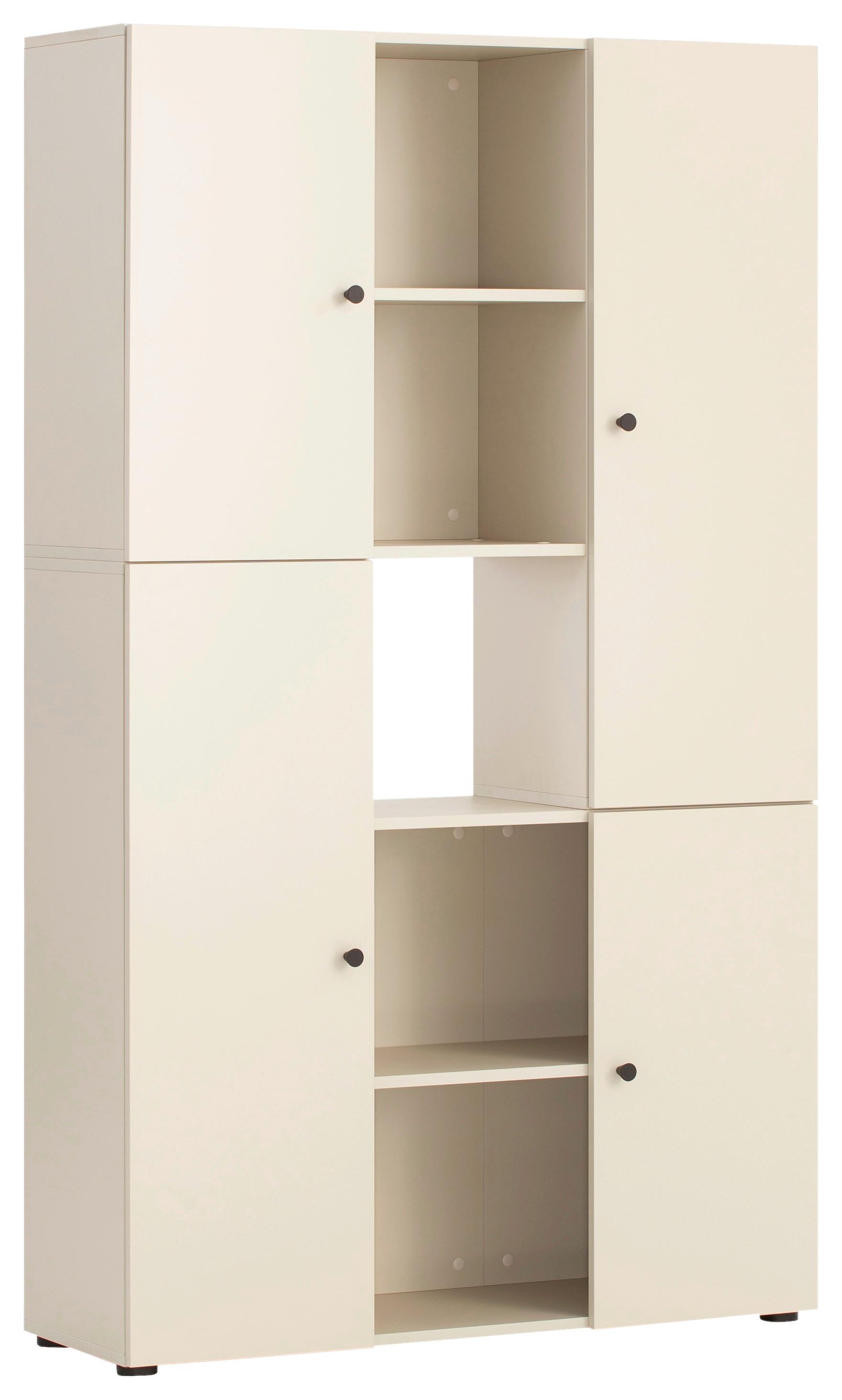Sobna Pregrada Lovund, Bež - črna/bež, Design, kovina/umetna masa (104,3/106,2/33,1cm) - MID.YOU