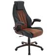 Pisarniški Stol Rafael - črna/rjava, Moderno, kovina/umetna masa (69/115-125/77cm) - Mömax modern living Pisarniški Stol Rafael - črna/rjava, Moderno, kovina/umetna masa (69/115-125/77cm) - Mömax modern living