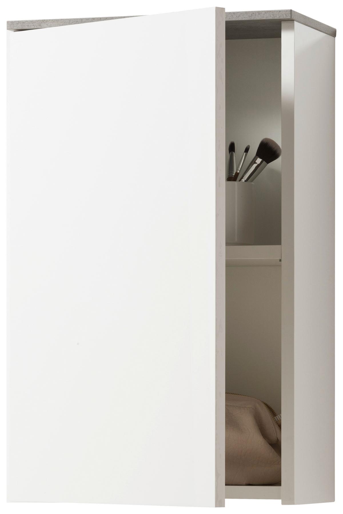 Oberschrank in Weiß - Weiß, MODERN, Holzwerkstoff (40/65/22cm) - Mömax