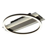 Led Stropna Svjetiljka Norberto - bijela/srebrne boje, Design, metal/plastika (34,2/6,8/30cm) - Globo