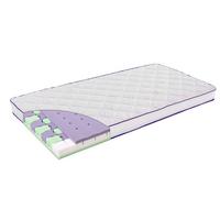 MATERAC DZIECIĘCY T014782 - fioletowy/biały, Basics, tkanina (140/70/11cm) - Träumeland