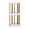 REGAL ZORA -EXKLUSIV- - Naturfarben/Weiß, MODERN, Naturmaterialien/Holzwerkstoff (40/77/40cm) - Mömax