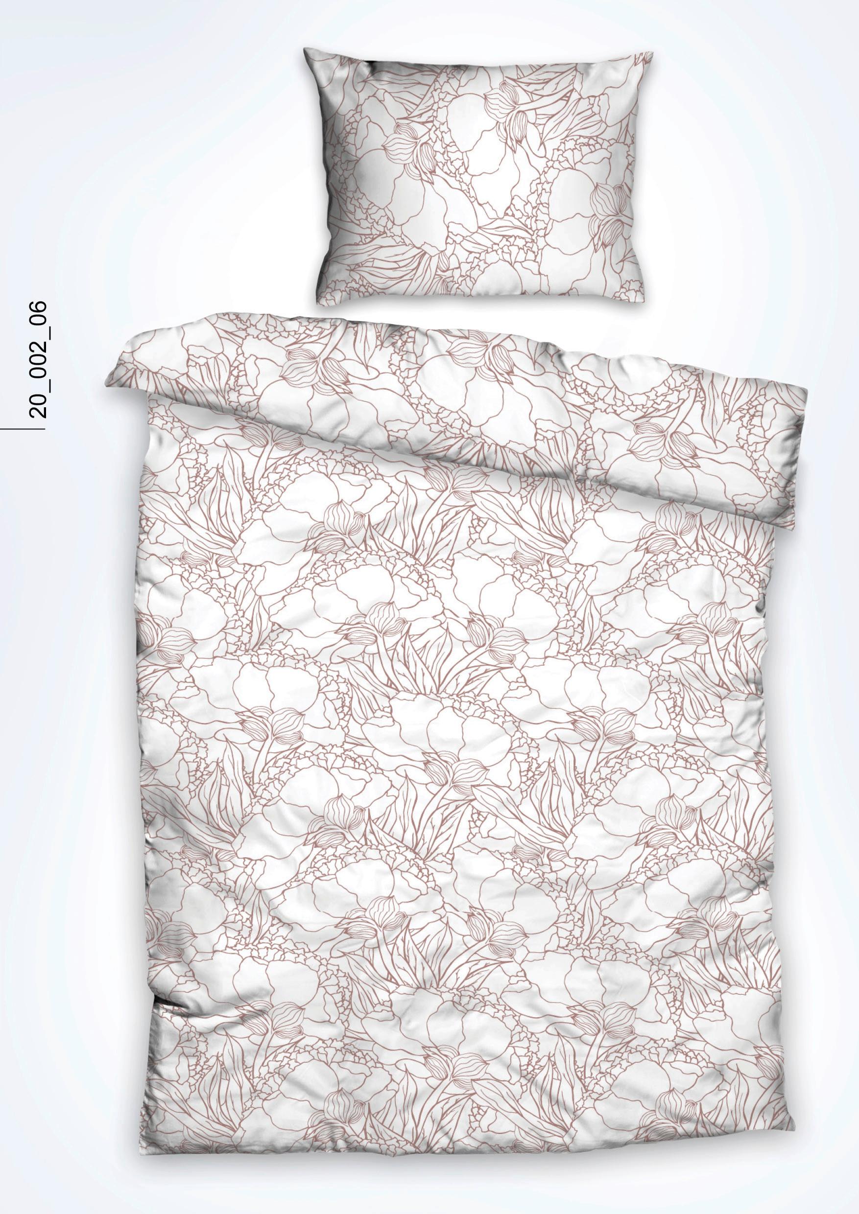 Posteljina Emma 140x200/60x80cm - prljavo ružičasta, tekstil (140/200cm) - Mömax
