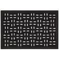 Fußmatte Karo Schwarz - Schwarz, Basics, Kunststoff (40/60cm) - Mömax modern living Fußmatte Karo Schwarz - Schwarz, Basics, Kunststoff (40/60cm) - Mömax modern living