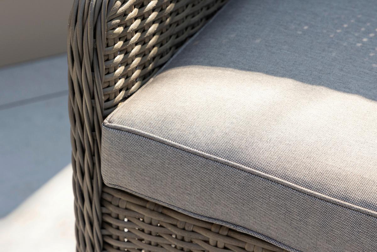 GARTENSTUHL-SET WEMBLEY - Braun, KONVENTIONELL, Kunststoff/Textil (62/94/66cm) - Gardenson