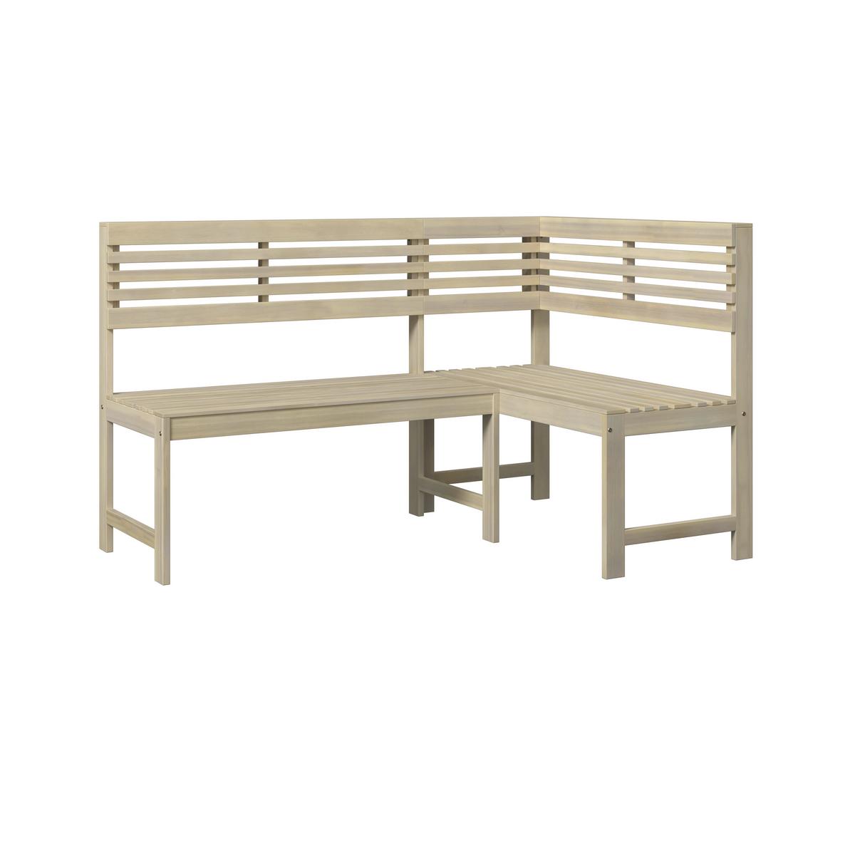 Gartenset Karo Akaziefarben, 3-teilig - Akaziefarben, Natur, Holz (46/99,5/75,5cm) - Mömax