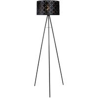 Stehleuchte Evelyn max. 40 Watt - Schwarz, Lifestyle, Metall (149cm) - Mömax