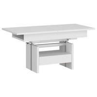 Stolić Cortado - bijela, Moderno, drvni materijal (110-150/56-72/65cm) - Modern Living