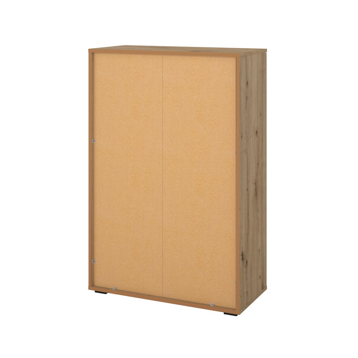 Schuhschrank Bobby II Eiche - Eiche Artisan, KONVENTIONELL, Holzwerkstoff (70/106/33,4cm) - Mömax