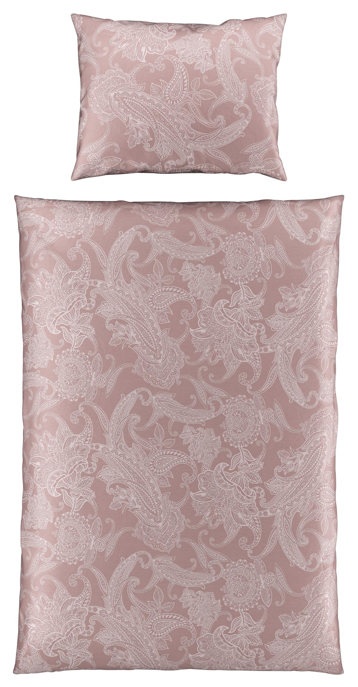 Bettwäsche Amal XL Mauve ca. 140x220cm - Mauve, ROMANTIK / LANDHAUS, Textil (140/220cm) - Modern Living