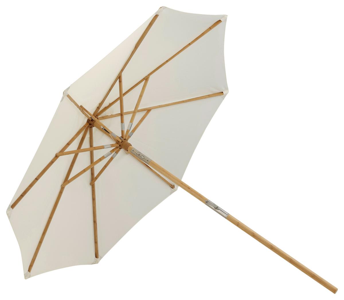 SONNENSCHIRM CEROX - Weiß, KONVENTIONELL (270/250cm) - Gardenson