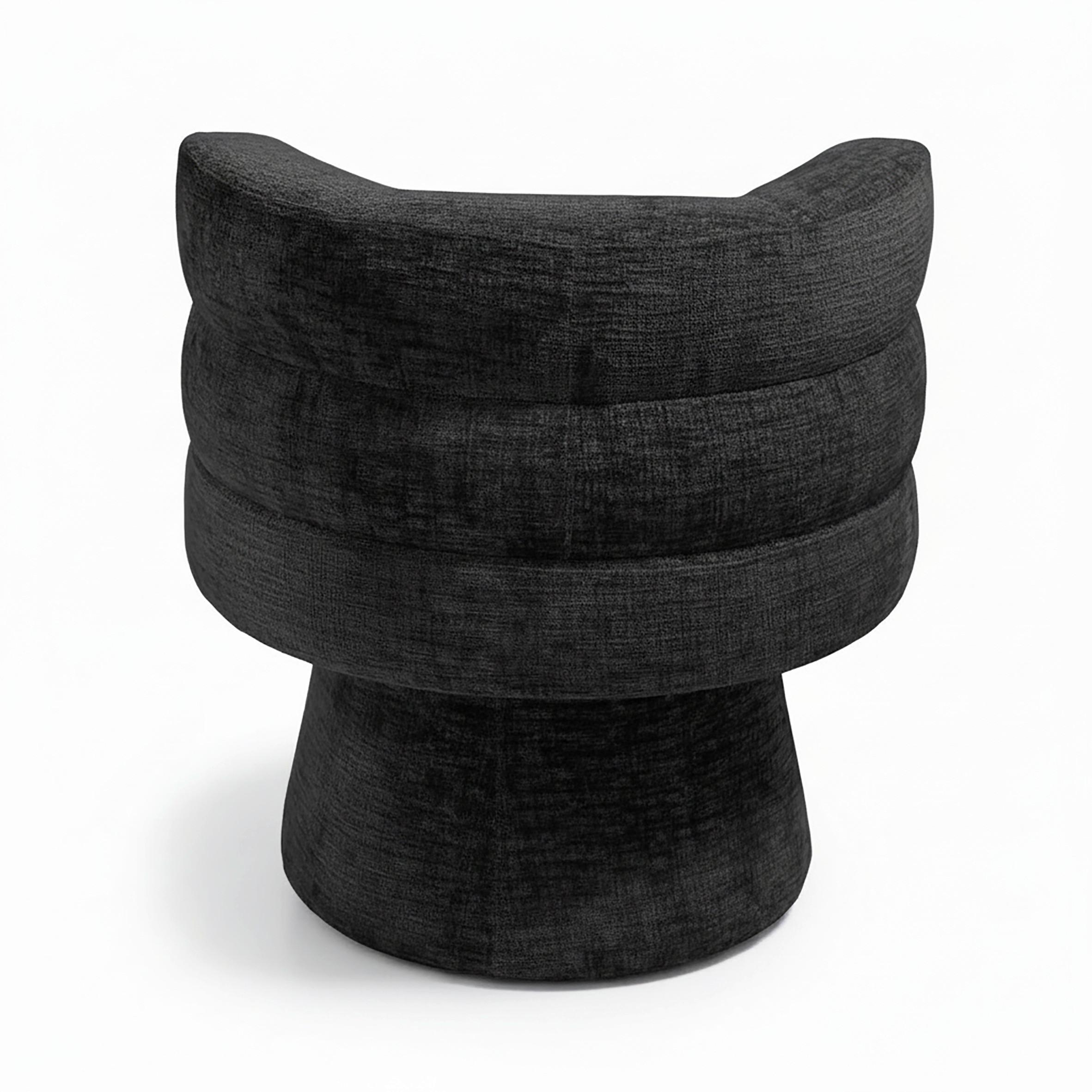 STOL JULINA - svart, Modern, trä/textil (71/74/72cm) - Bessagi Home