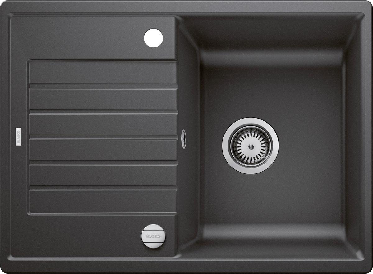 Spüle Zia 45S, Typ:524711 Anthrazit - Anthrazit, MODERN, Naturmaterialien (68/50cm) - Blanco