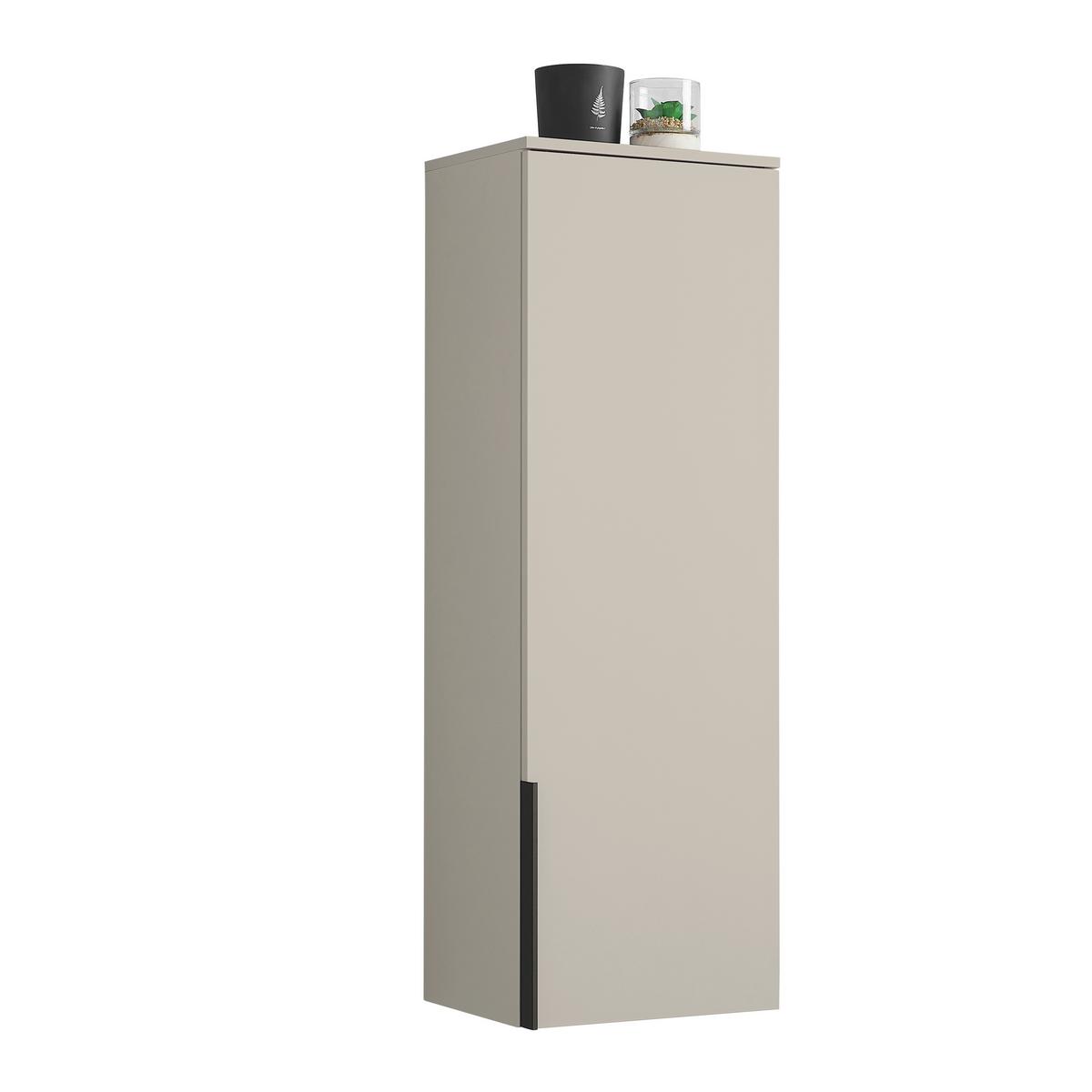 Hängeelement GW-Fresno in Kaschmir - Kaschmir/Schwarz, Modern, Holzwerkstoff/Metall (40/119/30cm) - Premium Living