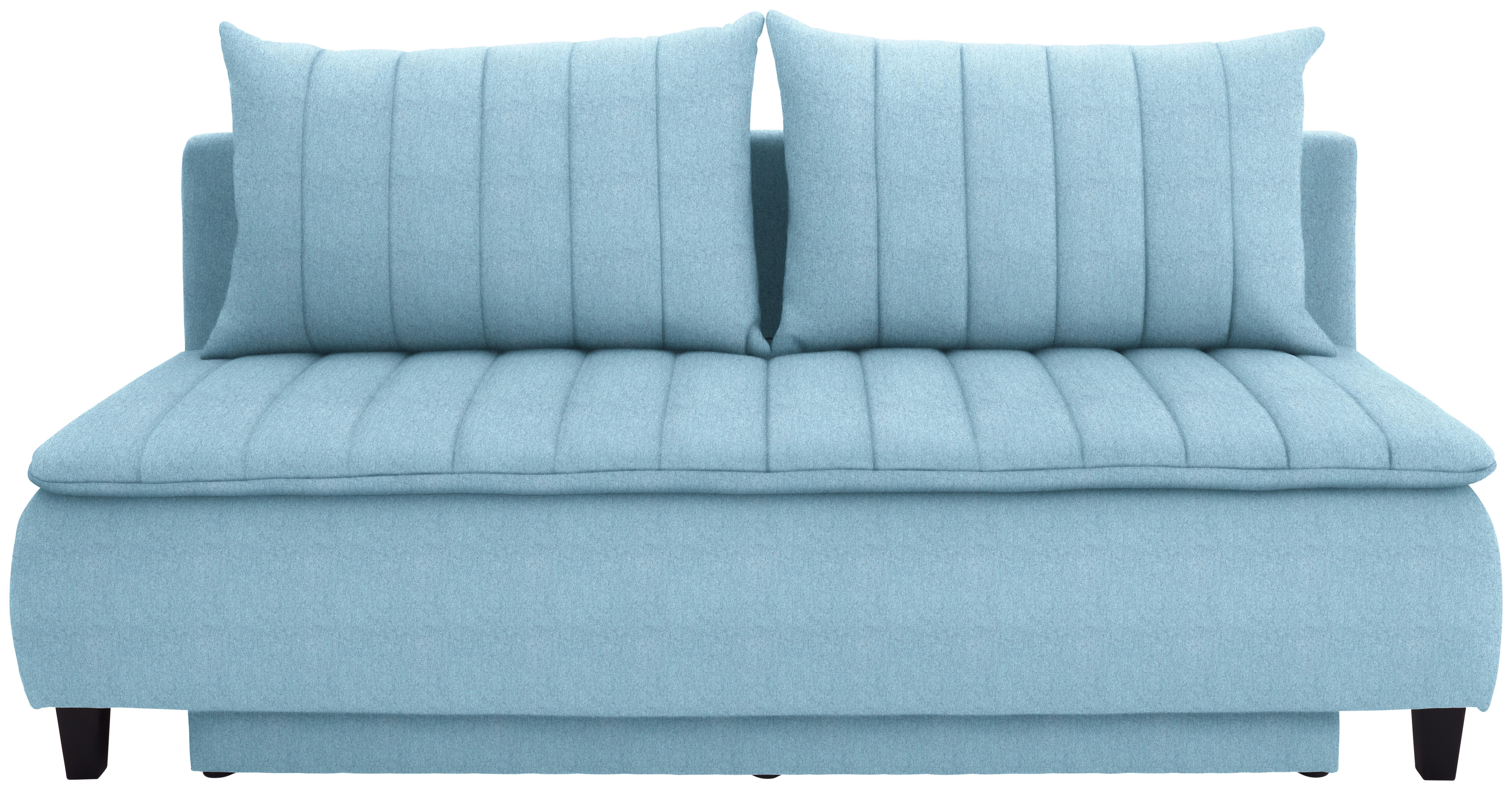 Canapea Boxspring MARINO - albastru deschis, Modern, textil (208/102/96cm) - Luca Bessoni