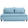 Canapea Boxspring MARINO - albastru deschis, Modern, textil (208/102/96cm) - Luca Bessoni