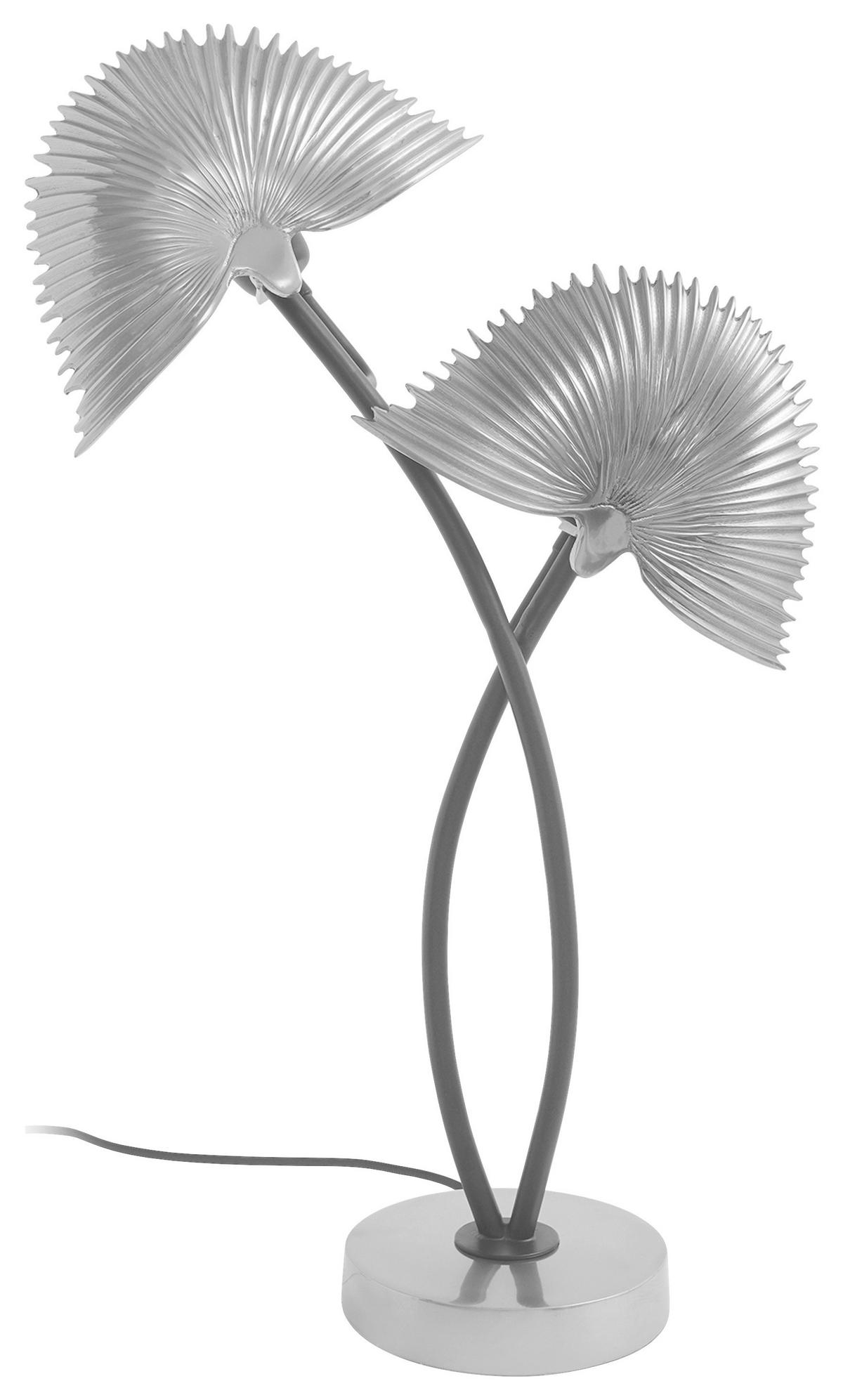 Tischleuchte Sue 100 Silber - Silberfarben, Basics, Metall (38/16/60cm) - Kayoom