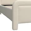 STOFFEN BED XIRELIA - Eikenkleuren/Ivoor, Modern, Hout/Textiel (160/200cm) - Bessagi Home