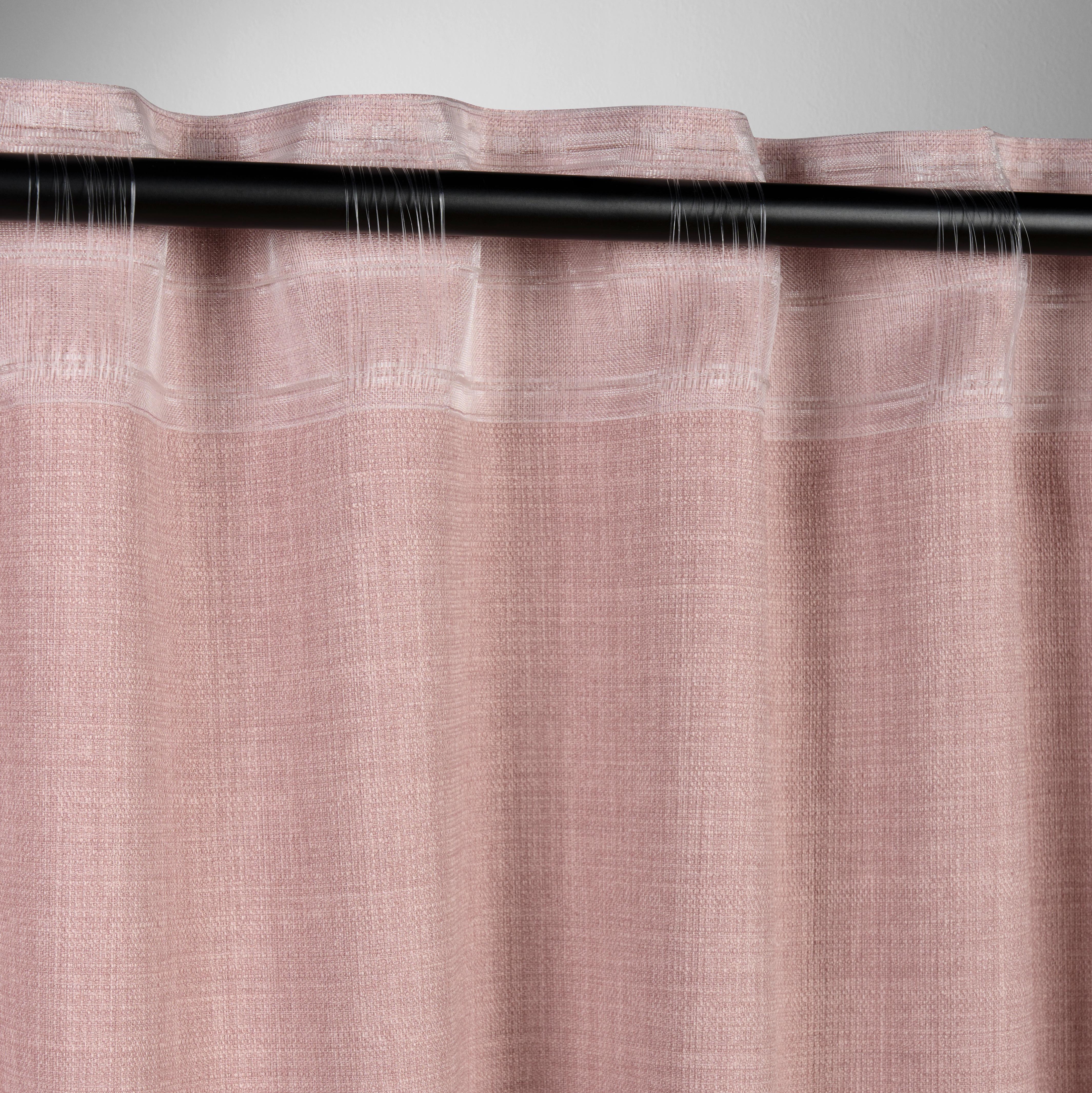 GARDINLÄNGD LEO -AKT- -EXT- - rosa, textil (135/255cm) - Premium Living