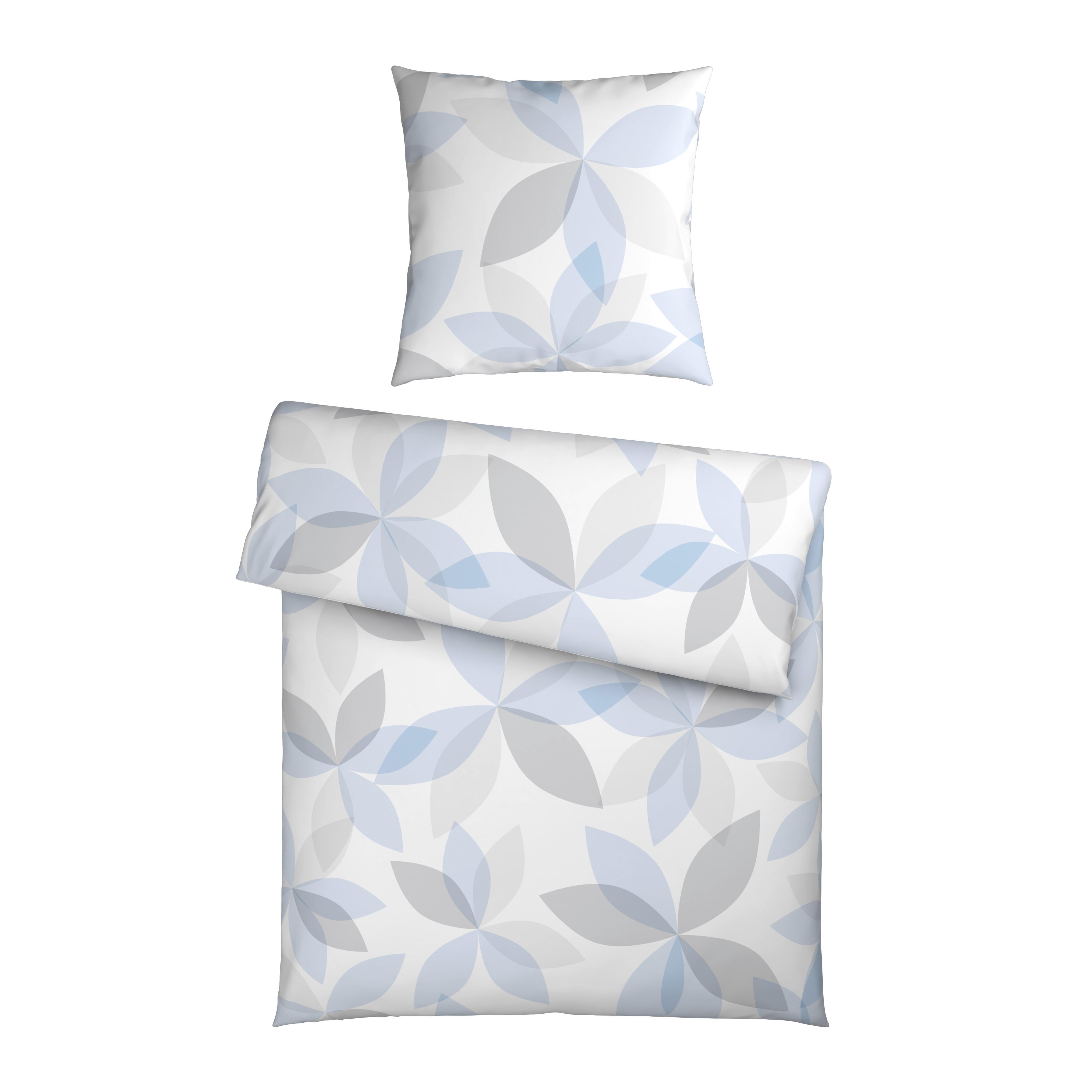 Bettwäsche Yuki Blau ca. 135x200cm - Blau, Textil (135/200cm) - Mömax