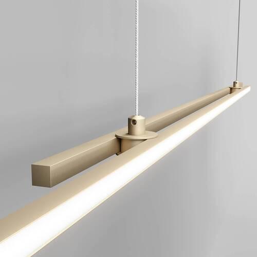 PENDELLEUCHTE HALO - Messingfarben, Trend, Metall (150/6/1,5cm) - MAYTONI