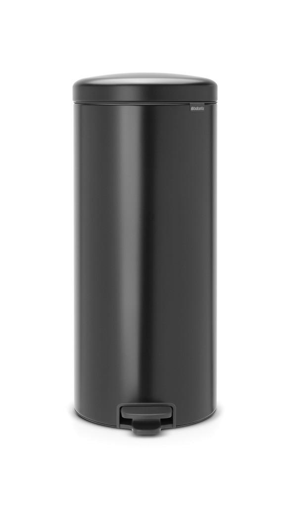 KOSZ NA ODPADY 114540 - czarny, Basics, tworzywo sztuczne/metal (29,3/67,9/38cm) - Brabantia