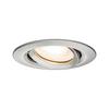 LED-Deckenleuchte Nova Premium Alufarben/Zinkfarben max. 35 W - Zinkfarben/Alufarben, Basics, Metall (9,3cm) - Paulmann