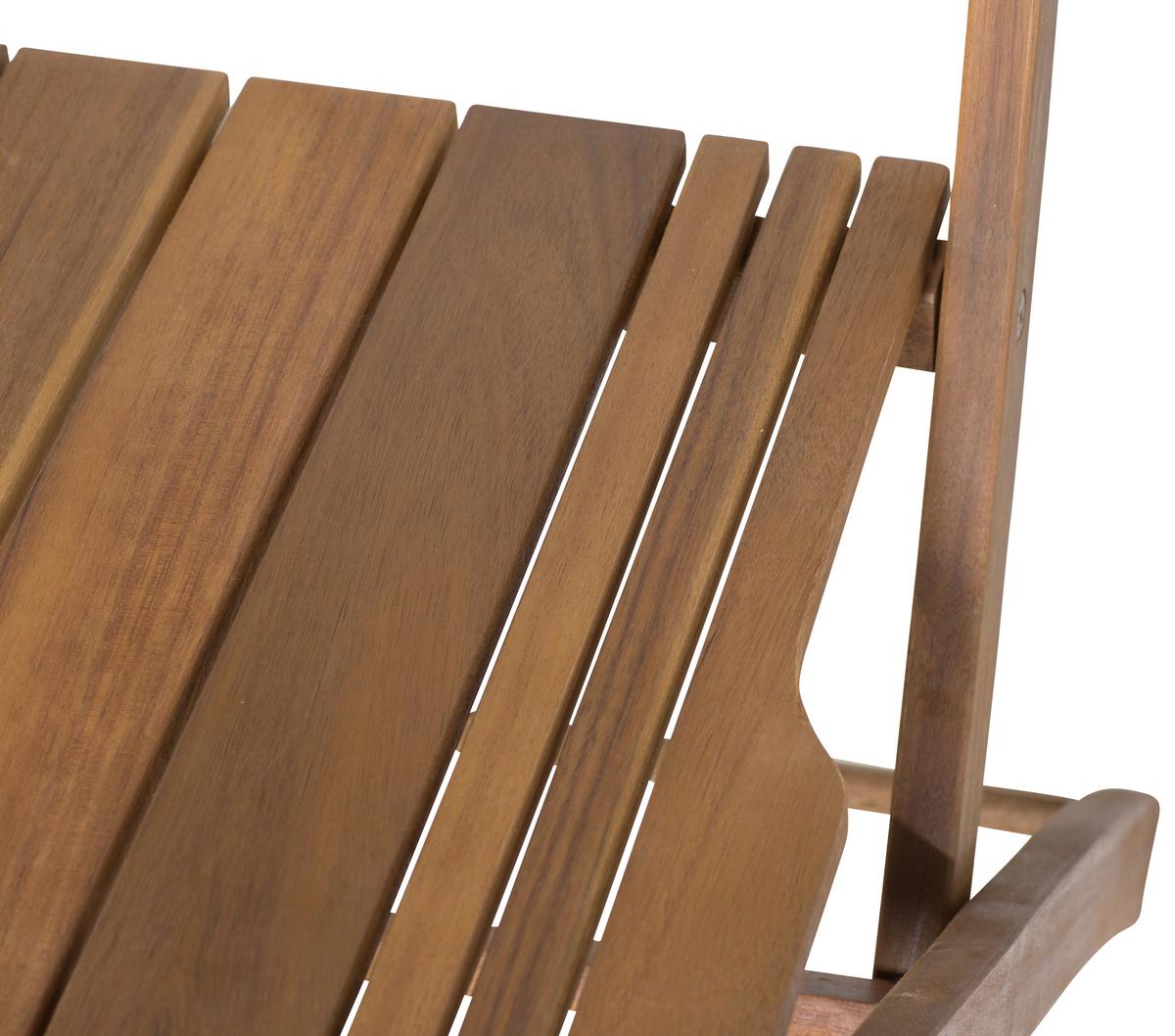 Gartengarnitur 5-tlg. Falun Echtholz Akazie - Akaziefarben, KONVENTIONELL, Holz - Siena Garden