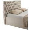 STOPPAD SÄNG KATAR -EXKLUSIV- - beige/svart, Klassisk, textil (160/200cm) - Mömax