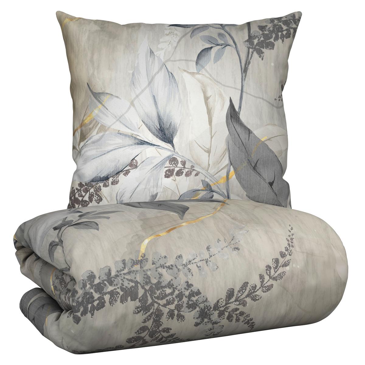 Bettwäsche Chiara XL Beige ca.155x220cm - Beige, KONVENTIONELL, Textil (155/220cm) - Modern Living