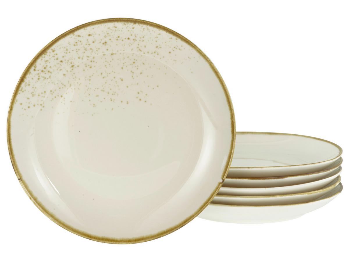 Set Krožnikov Nature Collection, 6-Delni - krem barve, Basics, keramika (27cm) - Creatable