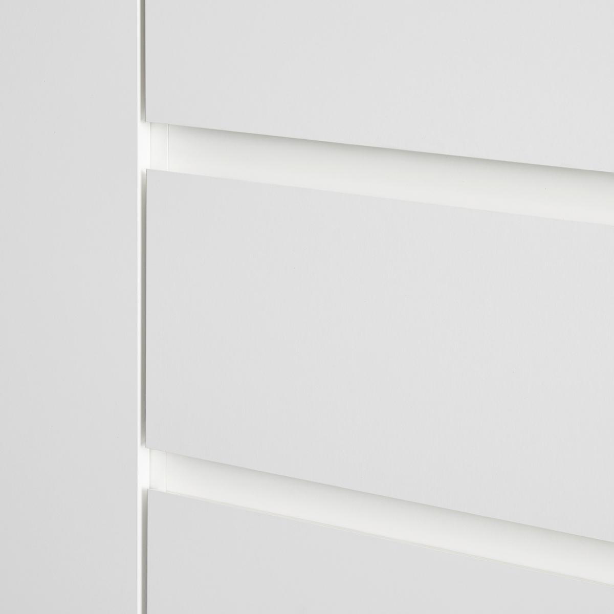 Comodă cu uși LARIOS - alb, Modern, material pe bază de lemn (143/91/40cm) - Modern Living