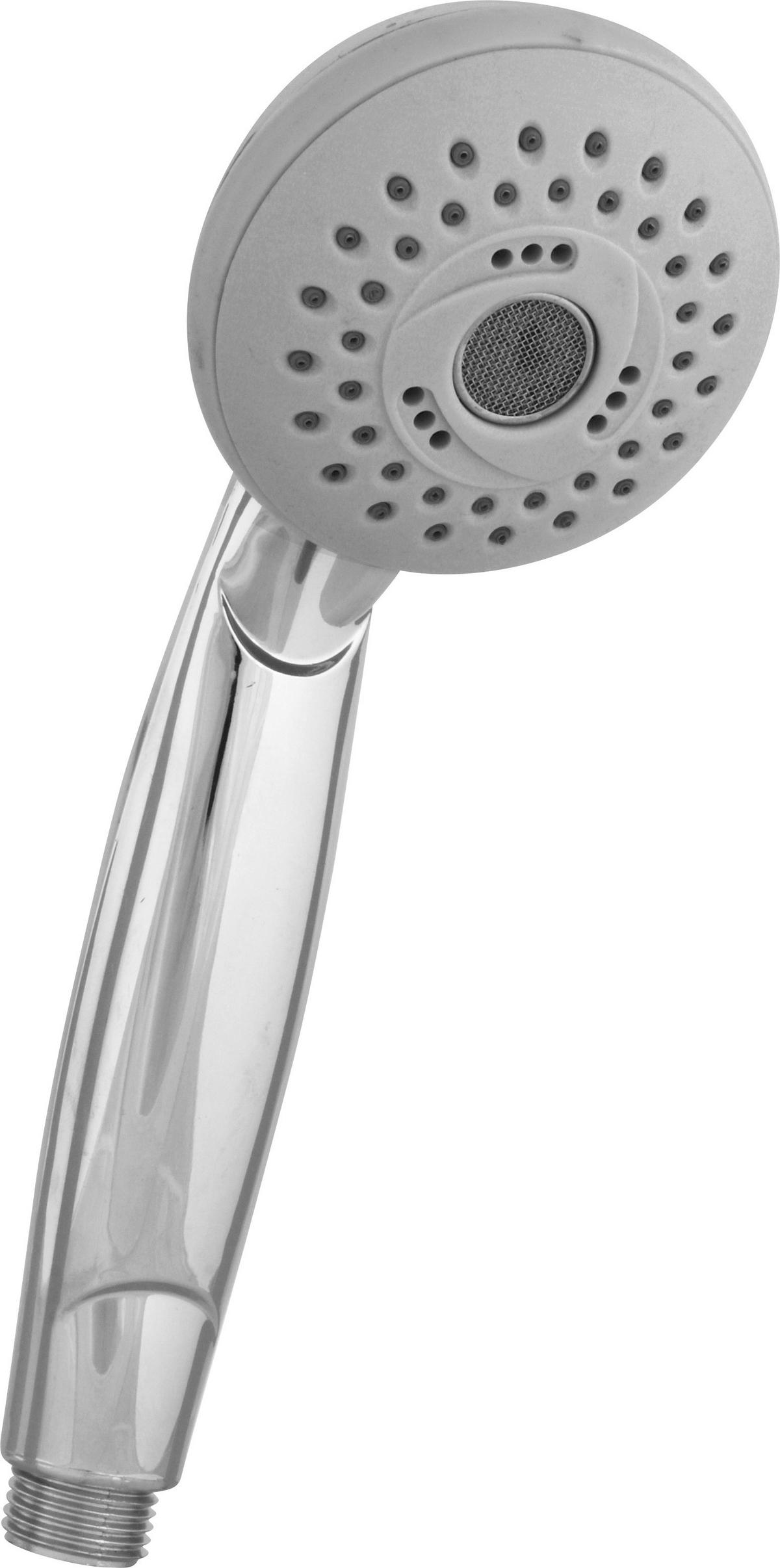 Zuhanyfej Marte - krómszínű, Modern, műanyag (7,5/21/5,4cm)