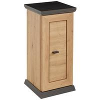 STOJAK NA KWIATY BENTON - ciemnoszary/dąb artisan, Lifestyle, materiał drewnopochodny (30/65/30cm) - Xora