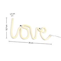 Led Díszlámpa Liebes - fehér, Konventionell, műanyag (35/12,7/1,7cm) - Mömax