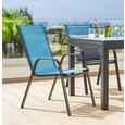 Stapelsessel Stitch in Blau - Blau/Anthrazit, MODERN, Textil/Metall (54/92/73cm) - Modern Living Stapelsessel Stitch in Blau - Blau/Anthrazit, MODERN, Textil/Metall (54/92/73cm) - Modern Living